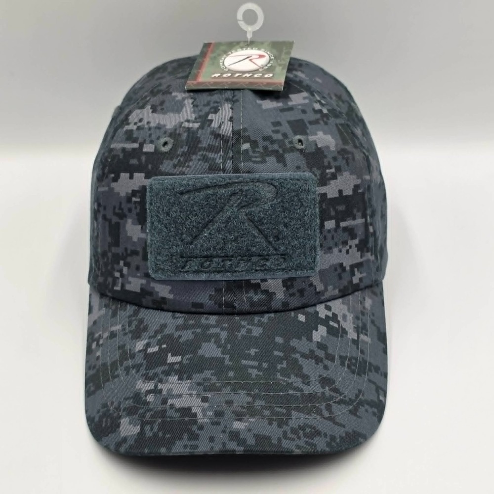 Rothco Midnight Digital Camouflage Tactical Cap - Mens Military Baseball Hat